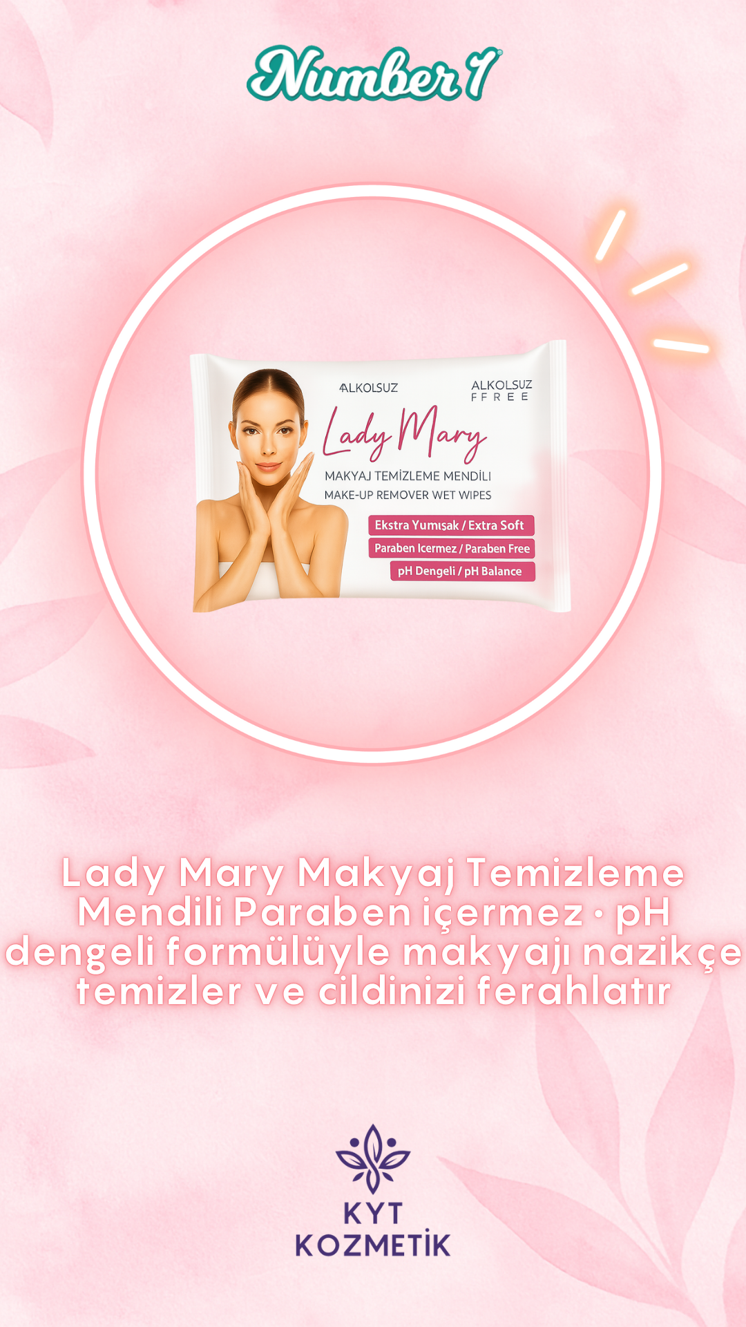 Lady Mary Makyaj Temizleme Mendili
